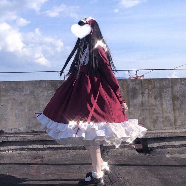gothic womens dress lolita women soft sisters victorian medieval casual dresses red blue pink party female princess halloween costume, Black;gray
gothic womens dress lolita women soft sisters victorian medieval casual dresses red blue pink party female princess halloween costume, Black;gray
