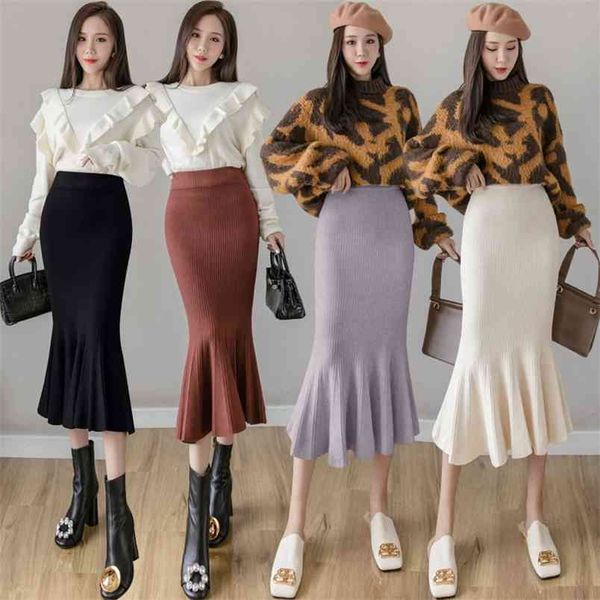 autumn & winter arrivals high waist slimming simple stretch all-match casual women knitted fishtail skirt 210527, Black
autumn & winter arrivals high waist slimming simple stretch all-match casual women knitted fishtail skirt 210527, Black