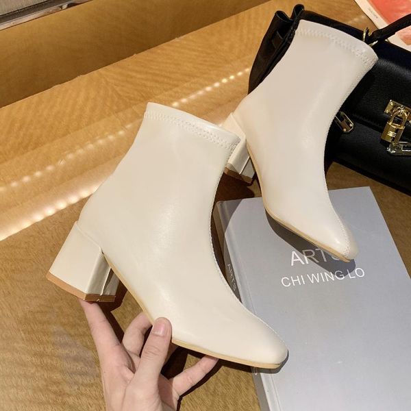 boots 2021 women square toe soft pu leather winter booties block high heel slip on short ankle ladies fashion autumn party shoes, Black
boots 2021 women square toe soft pu leather winter booties block high heel slip on short ankle ladies fashion autumn party shoes, Black