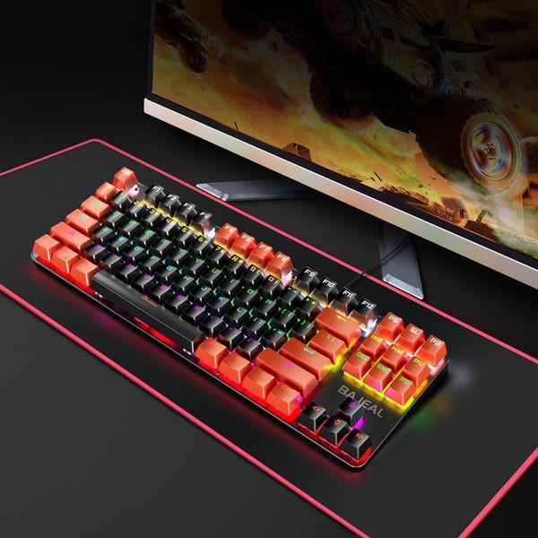 keyboards two-color gaming competitive mechanical keyboard k200 green axis desk26-key no punch 87-key
keyboards two-color gaming competitive mechanical keyboard k200 green axis desk26-key no punch 87-key