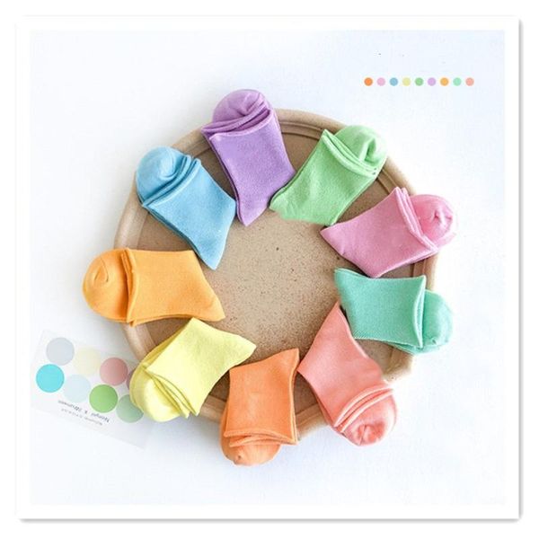 socks children's solid cotton thin baby candy color boys and girls cute rainbow casual fashion, Pink;yellow
socks children's solid cotton thin baby candy color boys and girls cute rainbow casual fashion, Pink;yellow
