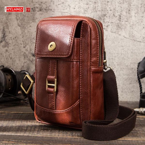 waist bags fashion trend genuine leather men's packs messenger bag multi-function mobile phone
waist bags fashion trend genuine leather men's packs messenger bag multi-function mobile phone