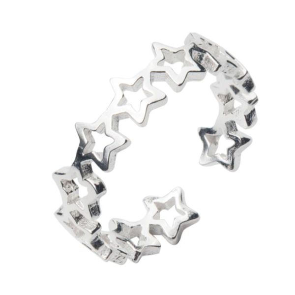 wedding rings vintage silver color star finger for women festival gift female open size 2021, Slivery;golden
wedding rings vintage silver color star finger for women festival gift female open size 2021, Slivery;golden