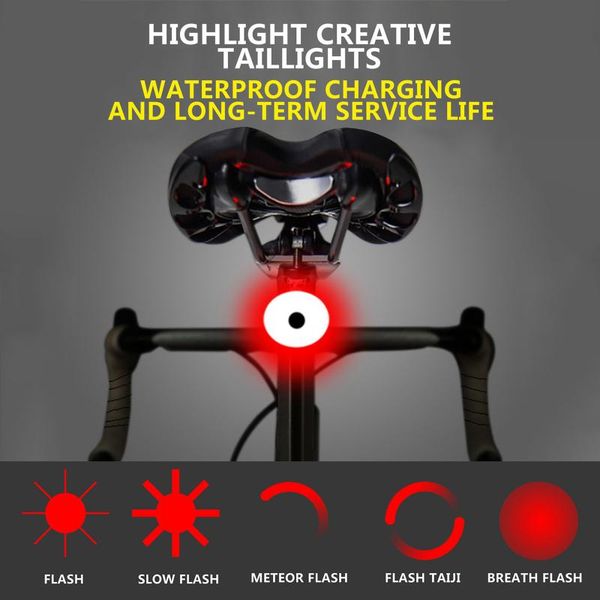 usb charging waterproof highlight creative bicycle tail lamp bike light rear safety warning lights
usb charging waterproof highlight creative bicycle tail lamp bike light rear safety warning lights
