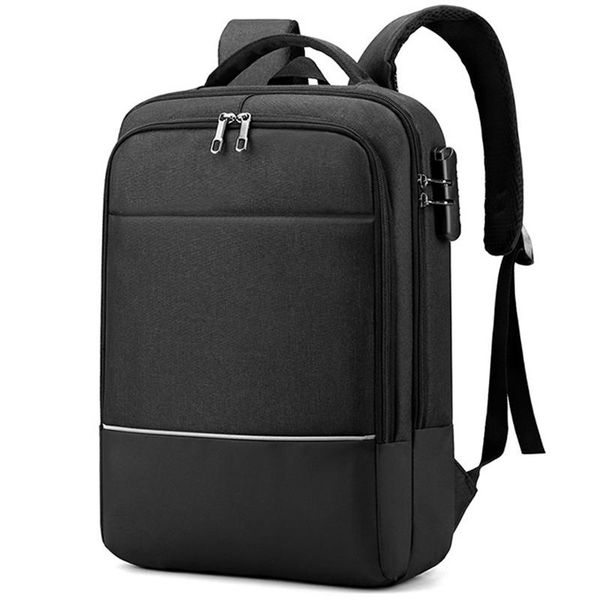 backpack anti-theft lock men nylon large capacity usb charging lapreflective stripe design bag
backpack anti-theft lock men nylon large capacity usb charging lapreflective stripe design bag