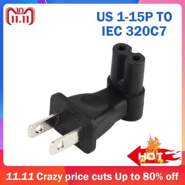 smart power plugs us-c7 us to iec320 c7 bend 90 degree 2pin ac adapter converter plug socket travel connector for pdu/ups 10a 250v
smart power plugs us-c7 us to iec320 c7 bend 90 degree 2pin ac adapter converter plug socket travel connector for pdu/ups 10a 250v