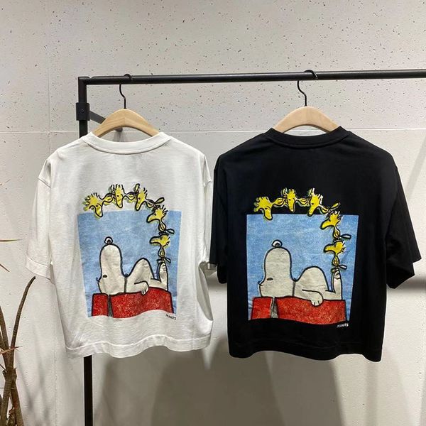 2021 summer street loose short sleeve women's casual cartoon printed t-shirt mba2tee009, White
2021 summer street loose short sleeve women's casual cartoon printed t-shirt mba2tee009, White