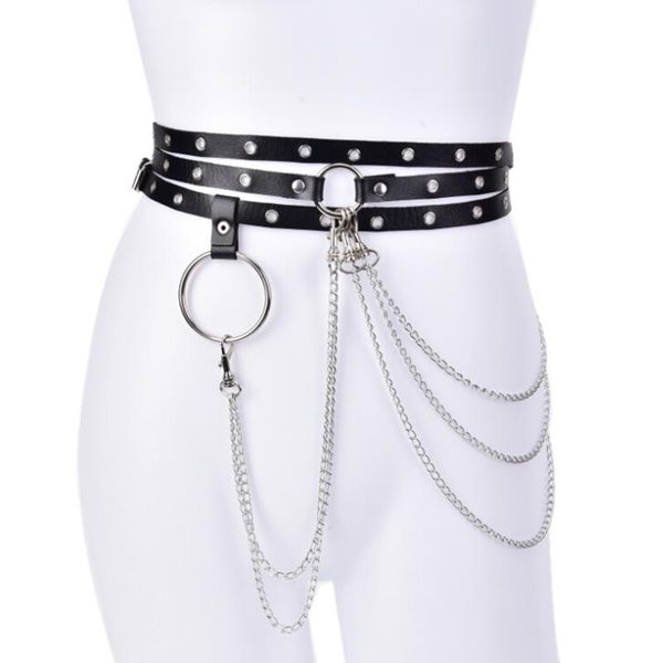 belts punk women faux leather harness garter belt strap waistband binding chain black, Black;brown
belts punk women faux leather harness garter belt strap waistband binding chain black, Black;brown