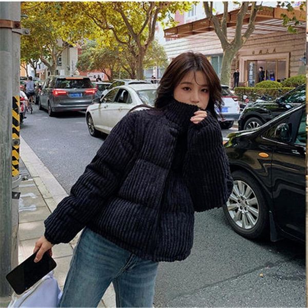 women's jackets cotton corduroy coat women 2021 winter thickened warm short jacket woman, Black;brown
women's jackets cotton corduroy coat women 2021 winter thickened warm short jacket woman, Black;brown