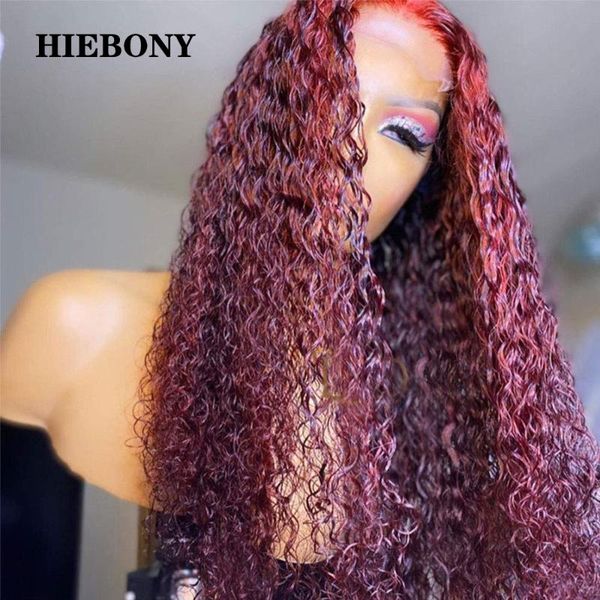 pure 99j curly lace front human hair wigs with baby burgundy 13x6 pre plucked hairline bleached knots, Black;brown
pure 99j curly lace front human hair wigs with baby burgundy 13x6 pre plucked hairline bleached knots, Black;brown