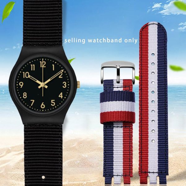 watch bands nylon watchband for men and women's with swarch concave convex 17 19mm strap canvas give tool, Black;brown
watch bands nylon watchband for men and women's with swarch concave convex 17 19mm strap canvas give tool, Black;brown