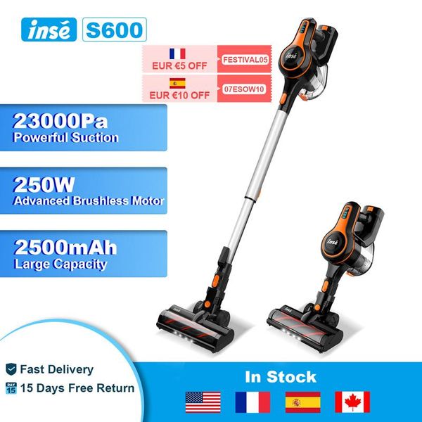 vacuum cleaners inse s600 cordless cleaner 23kpa strong suction stick with 45min max long runtime handheld for home
vacuum cleaners inse s600 cordless cleaner 23kpa strong suction stick with 45min max long runtime handheld for home
