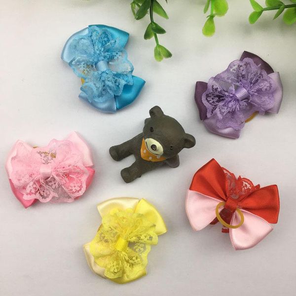 dog apparel 1 pair cute lace decorated pet hair accessories handmade double ribbon small cat bows 5 colors length 2 inch
dog apparel 1 pair cute lace decorated pet hair accessories handmade double ribbon small cat bows 5 colors length 2 inch