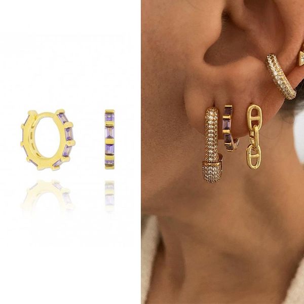 hoop & huggie 2021 women round small earrings fashion simple crystal piercing colorful circle earring female daily wear fine jewelry, Golden;silver
hoop & huggie 2021 women round small earrings fashion simple crystal piercing colorful circle earring female daily wear fine jewelry, Golden;silver