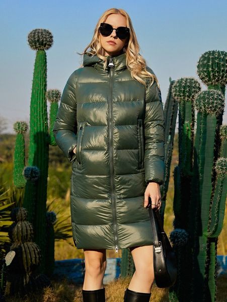 ziai patched detail slant pocket zipper up hooded puffer winter coat w0ck#, Black 
ziai patched detail slant pocket zipper up hooded puffer winter coat w0ck#, Black