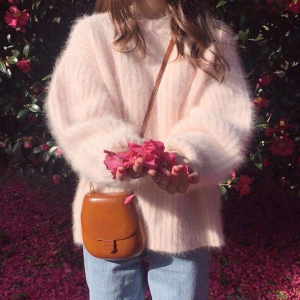 women's sweaters korean fresh temperament soft sweater loose lazy style o-neck knit pullovers fall winter all-match solid pull femme sw, White;black
women's sweaters korean fresh temperament soft sweater loose lazy style o-neck knit pullovers fall winter all-match solid pull femme sw, White;black