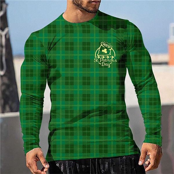 men's t shirt 3d print graphic lattice saint patrick day crew neck street daily print long sleeve basic designer big and tall green j4, White;black
men's t shirt 3d print graphic lattice saint patrick day crew neck street daily print long sleeve basic designer big and tall green j4, White;black