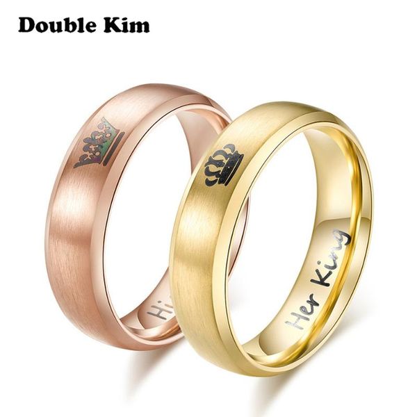 cluster rings custom her king his queen couple with crown romantic gold ring stainless steel women men lover wedding jewelry gift, Golden;silver
cluster rings custom her king his queen couple with crown romantic gold ring stainless steel women men lover wedding jewelry gift, Golden;silver