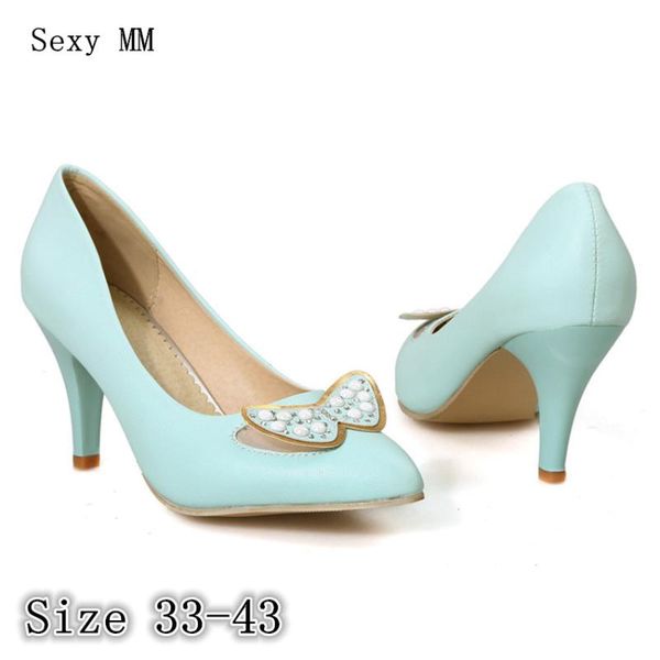 high heels women heel shoes ladies pumps stiletto woman party wedding kitten plus size 33 - 40 41 42 43 dress, Black
high heels women heel shoes ladies pumps stiletto woman party wedding kitten plus size 33 - 40 41 42 43 dress, Black