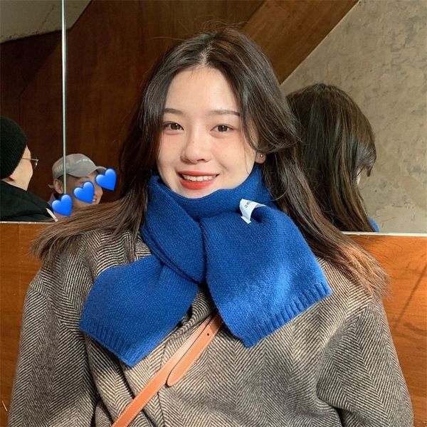 2021 autumn winter new scarf female korean fashion blue versatile wool knitted student bib male, Blue;black
2021 autumn winter new scarf female korean fashion blue versatile wool knitted student bib male, Blue;black