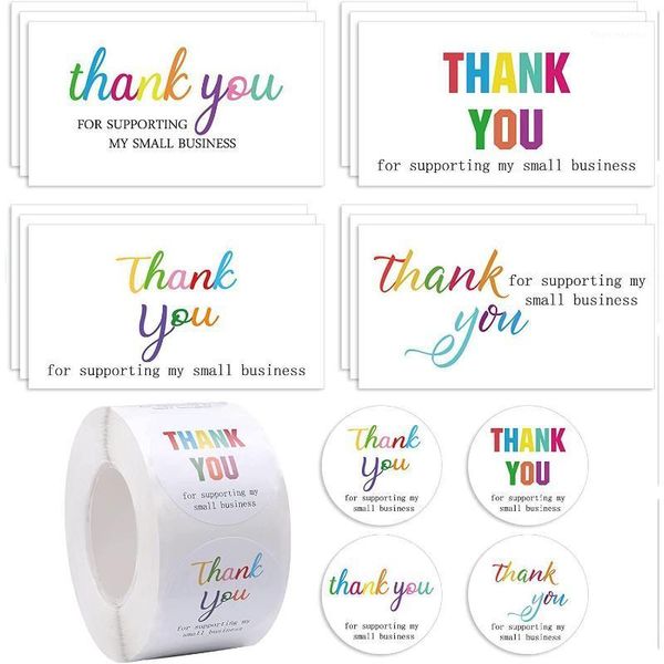 gift wrap 50/500pcs thank you stickers for supporting my small business thanks greeting cards candy bags paper label party favor1
gift wrap 50/500pcs thank you stickers for supporting my small business thanks greeting cards candy bags paper label party favor1