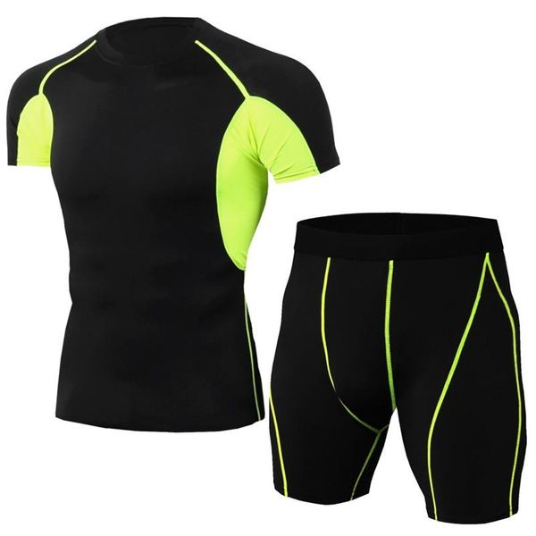 men's tracksuits quick-drying sportswear male sports training set men gym jogging suit shorts tight fitness workout clothes, Gray
men's tracksuits quick-drying sportswear male sports training set men gym jogging suit shorts tight fitness workout clothes, Gray
