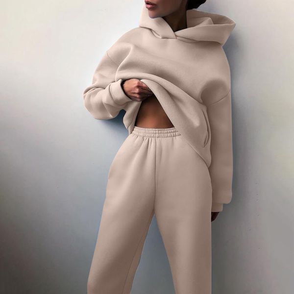 women's two piece pants sets women tracksuit oversized suit autumn trouser suits female sweatshirt clothing solid sports hoodie sportsw, White
women's two piece pants sets women tracksuit oversized suit autumn trouser suits female sweatshirt clothing solid sports hoodie sportsw, White