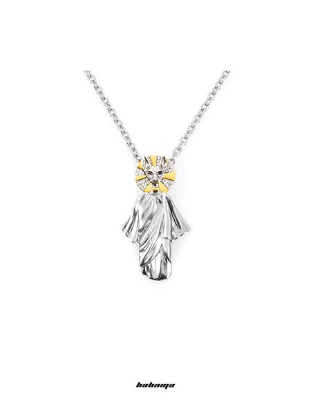 pendant necklaces babama2021 cat god series necklace men's fashion brand design women's niche hip-hop couple gift, Silver
pendant necklaces babama2021 cat god series necklace men's fashion brand design women's niche hip-hop couple gift, Silver