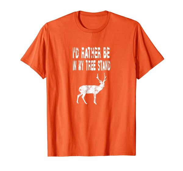 i'd rather be in tree stand - deer hunting t shirts gifts, White;black 
i'd rather be in tree stand - deer hunting t shirts gifts, White;black