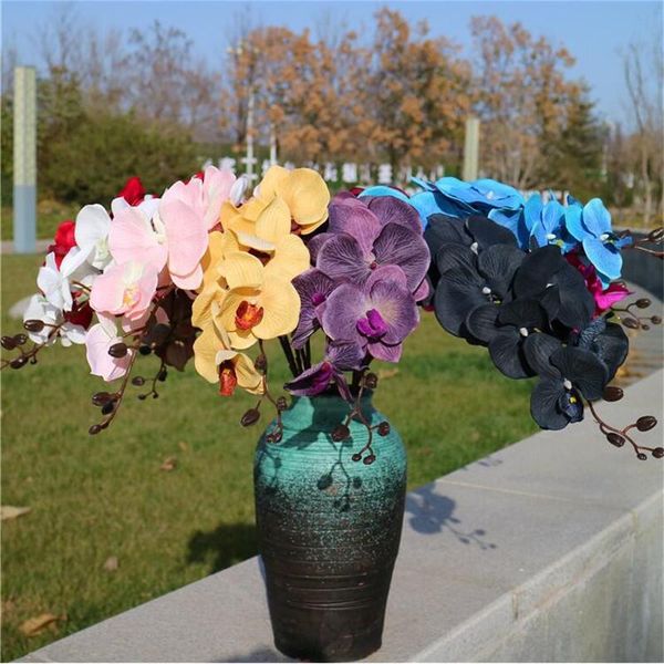 decorative flowers & wreaths 10pcs fake oil painting butterfly orchid flower artificial black/red/blue/pink/white phalaenopsis orchids
decorative flowers & wreaths 10pcs fake oil painting butterfly orchid flower artificial black/red/blue/pink/white phalaenopsis orchids