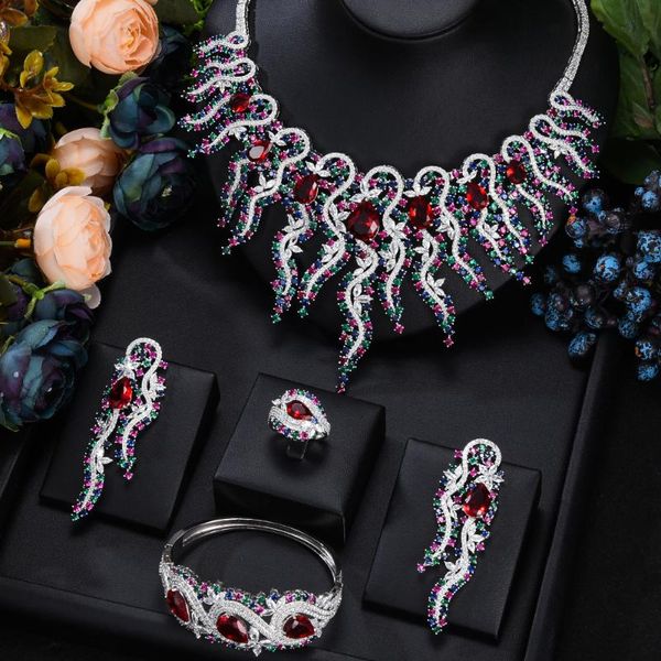 earrings & necklace brand 4pcs luxury african dubai style bangle ring set for women wedding bridal jewelry 2021, Silver
earrings & necklace brand 4pcs luxury african dubai style bangle ring set for women wedding bridal jewelry 2021, Silver