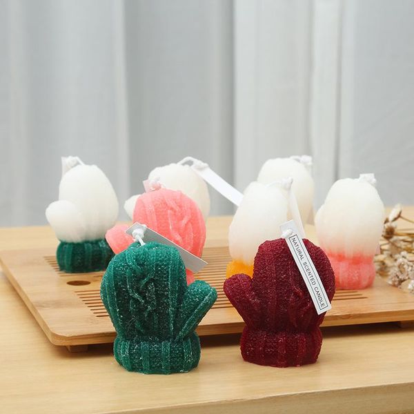 ins korea cute woolen gloves candles holiday home decorative po props creative gifts
ins korea cute woolen gloves candles holiday home decorative po props creative gifts