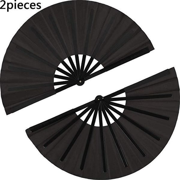 party favor 2 pieces large folding fan nylon cloth handheld chinese tai chi black decoration fold hand for
party favor 2 pieces large folding fan nylon cloth handheld chinese tai chi black decoration fold hand for