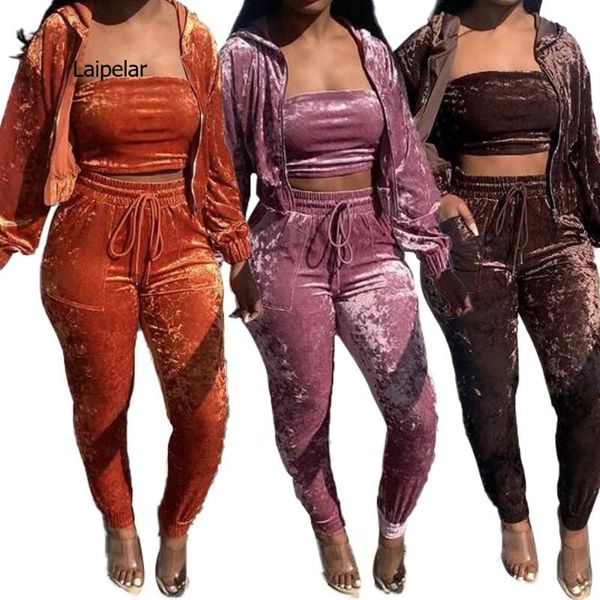 women's two piece pants 3pcs/set velvet winter tracksuit women long sleeve hooded zip-up + strapless vest pencil 2021 solid clothes, White
women's two piece pants 3pcs/set velvet winter tracksuit women long sleeve hooded zip-up + strapless vest pencil 2021 solid clothes, White