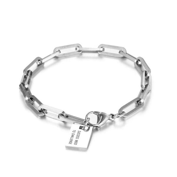 link, chain stainless steel clip link minimalism hip hop men bracelet bangle jewelry gift for him, Black
link, chain stainless steel clip link minimalism hip hop men bracelet bangle jewelry gift for him, Black