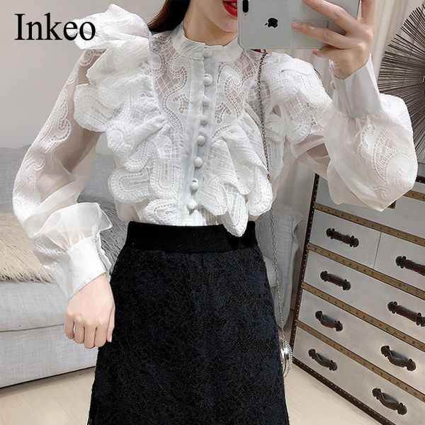 women's blouses & shirts vintage women lace long sleeve blouse shirt 2021 spring autumn white black sheer female loose elegant chi
women's blouses & shirts vintage women lace long sleeve blouse shirt 2021 spring autumn white black sheer female loose elegant chi