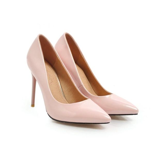 dress shoes oversized pointed stiletto ladies high heels women woman pumps, Black