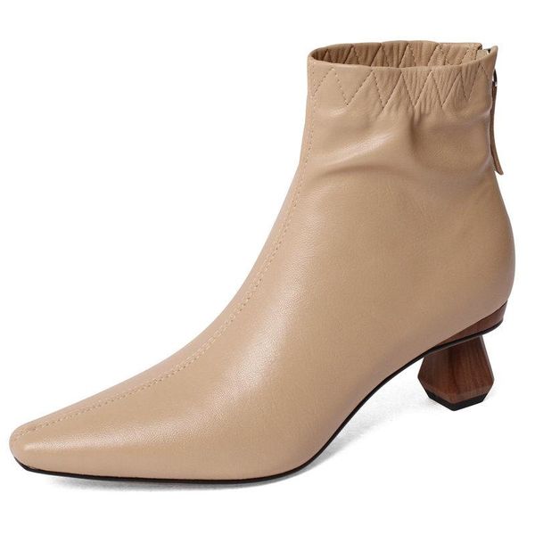 boots autumn winter arrival women ankle genuine leather fashion concise strange heels working casual shoes woman, Black
boots autumn winter arrival women ankle genuine leather fashion concise strange heels working casual shoes woman, Black