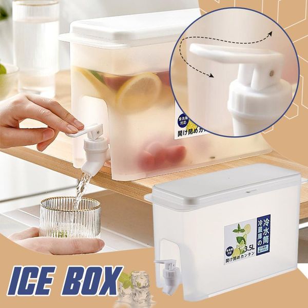 storage bottles & jars large capacity cold water pot summer refrigerator lemonade jug plastic with faucet household fruit tea ice milk drink
storage bottles & jars large capacity cold water pot summer refrigerator lemonade jug plastic with faucet household fruit tea ice milk drink