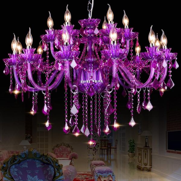 chandeliers crystal chandelier purple lampshades for living dining room lustres de cristal para sala modern lighting fixture
chandeliers crystal chandelier purple lampshades for living dining room lustres de cristal para sala modern lighting fixture