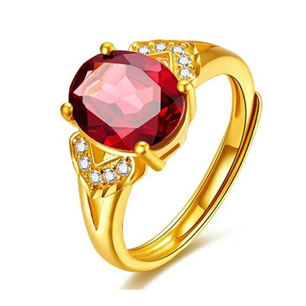wedding rings fashion copper plated gold engagement red garnet ring girl women resizeable adjustable finger jewelry, Slivery;golden
wedding rings fashion copper plated gold engagement red garnet ring girl women resizeable adjustable finger jewelry, Slivery;golden