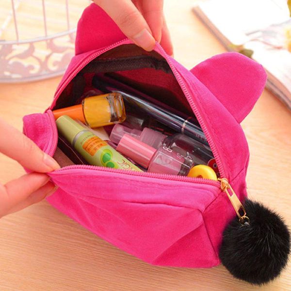 cosmetic bags & cases portable cartoon cat coin storage box travel makeup flannel bag beautician
cosmetic bags & cases portable cartoon cat coin storage box travel makeup flannel bag beautician