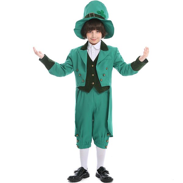 mascot doll costume kids st. patricks day ireland irish leprechaun costume boys green spirit jacket pants hat set halloween carnival outfit, Red;yellow
mascot doll costume kids st. patricks day ireland irish leprechaun costume boys green spirit jacket pants hat set halloween carnival outfit, Red;yellow