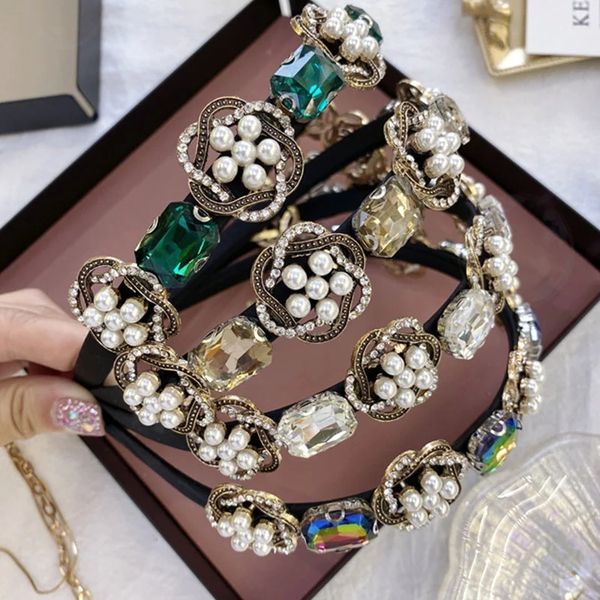 fashion pearl hairband bezel headband full rhinestone hair bands hoop metal handmade crystal head hoop hair accessories, Silver
fashion pearl hairband bezel headband full rhinestone hair bands hoop metal handmade crystal head hoop hair accessories, Silver