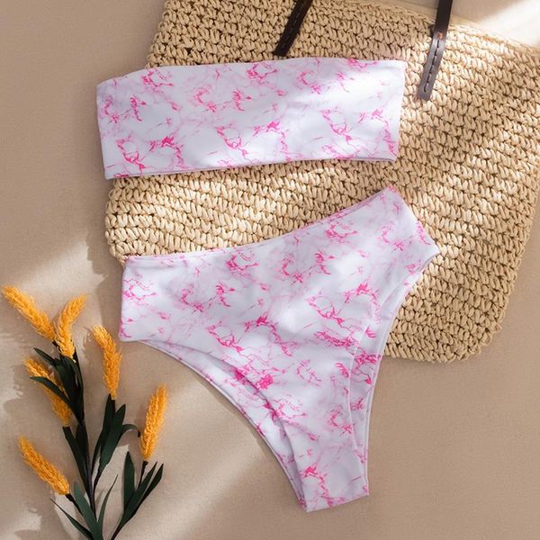 women's swimwear bikini set print tie dye bathing suit women 2 piece with cover up bikinis beach maillot de bain femme, White;black
women's swimwear bikini set print tie dye bathing suit women 2 piece with cover up bikinis beach maillot de bain femme, White;black