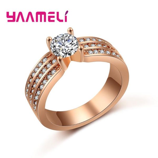 wedding rings yaameli classic design shine crystal 925 sterling silver rhinestone full paved fashion statement jewelry rose gold ring, Slivery;golden
wedding rings yaameli classic design shine crystal 925 sterling silver rhinestone full paved fashion statement jewelry rose gold ring, Slivery;golden