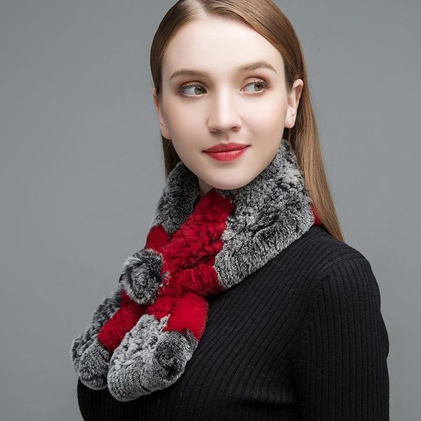 scarves nh women's real fur scarf natural rex thick warm in winter fashion floral arrival wjw011, Blue;gray
scarves nh women's real fur scarf natural rex thick warm in winter fashion floral arrival wjw011, Blue;gray