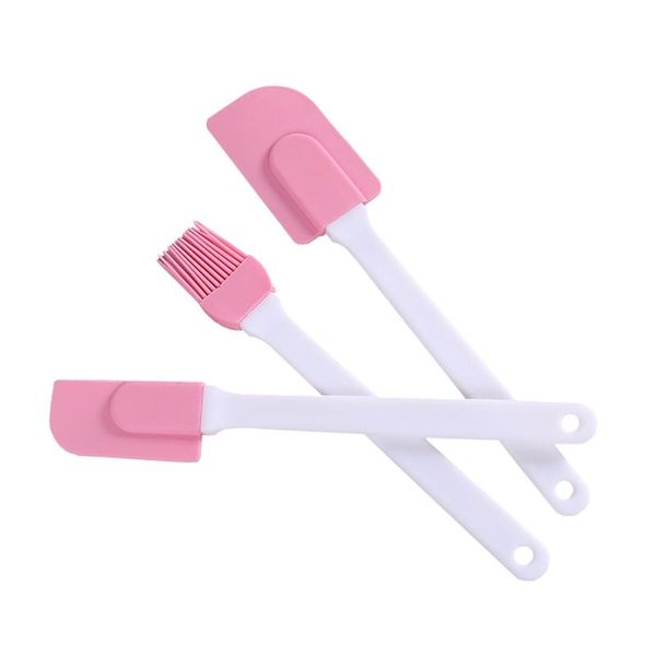 3pcs/set silicone spatula non-stick scraper batter mixer oil brush cake cream tool kitchen baking accessories bbq tools &
3pcs/set silicone spatula non-stick scraper batter mixer oil brush cake cream tool kitchen baking accessories bbq tools &