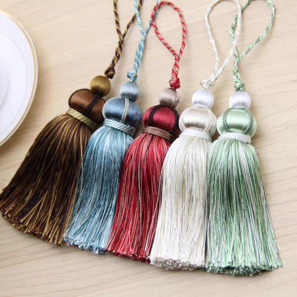 6pcs/10cm lanyard silk tassel sewing curtain simple big accessories key pendant for fabric home decoration other decor
6pcs/10cm lanyard silk tassel sewing curtain simple big accessories key pendant for fabric home decoration other decor