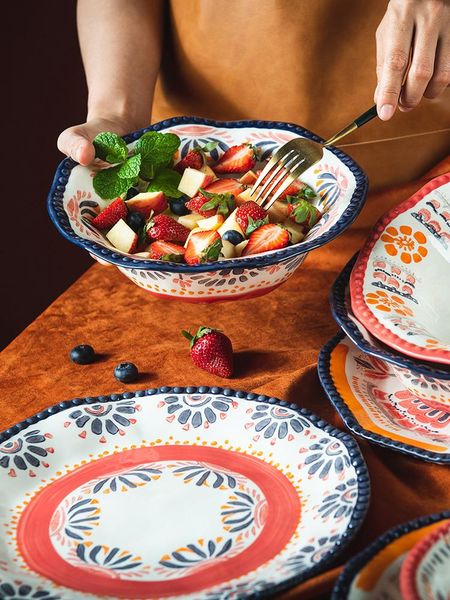 dishes & plates hand-painted crokery dinner bowl plate set 800ml ceramic soup noodle 10 inch rice salad oven microwave use tableware
dishes & plates hand-painted crokery dinner bowl plate set 800ml ceramic soup noodle 10 inch rice salad oven microwave use tableware